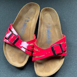 Women's Birkenstock Sandals - Red - Sz 36